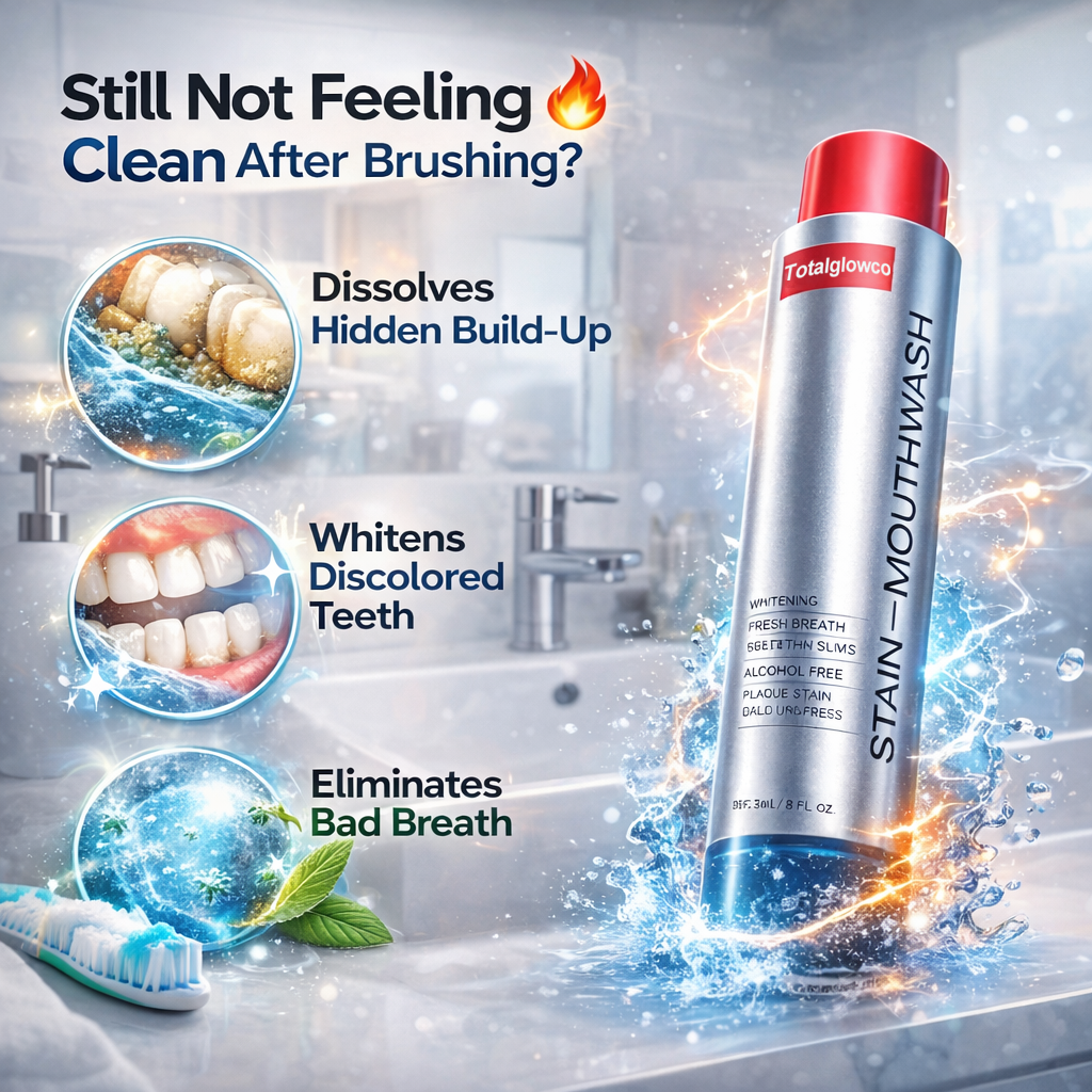 ✨ Totalglowco Mouthwash｜Not Just Fresher Breath — A Truly Deep Clean Feeling 🦷💜